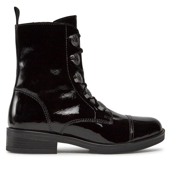 Trzewiki Gabor. Czarne botki damskie Gabor, bez obcasa, na płaskiej podeszwie, bez zapięcia. Za 759.99 zł.