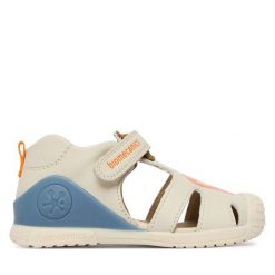 Sandały Biomecanics. Szare sandały chłopięce Biomecanics, bez zapięcia. Za 269.99 zł.