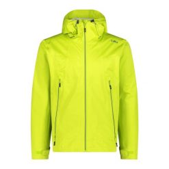 Kurtka z kapturem shell unlimitech CMP. Zielone kurtki męskie CMP, bez wzorów, z puchu, sportowe, z kapturem. W wyprzedaży za 509.70 zł.