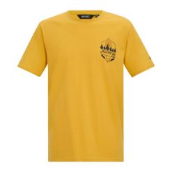T-shirt Męski Cline IX Adventure. Żółte t-shirty męskie Regatta, l, bez wzorów, z bawełny, bez kołnierzyka. Za 66.99 zł.