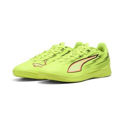 Buty piłkarskie unisex ULTRA 6 PLAY IT PUMA. Czarne obuwie sportowe damskie Puma, bez wzorów, z materiału, do biegania. Za 159.00 zł.
