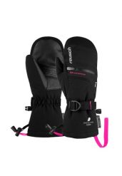 Rękawiczki dla dzieci Reusch Lando R-tex® Xt Mitten. Czarne rękawiczki dziecięce Reusch, bez wzorów, z materiału. Za 265.30 zł.