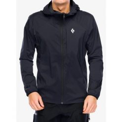 Kurtka softshell Black Diamond Alpine Start Hoody. Czarne kurtki męskie Black Diamond, m, bez wzorów, z softshellu, trekkingowe. Za 609.88 zł.