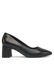 Clarks Czółenka Fernie Court 26183032 Czarny. Czarne czółenka damskie Clarks, bez wzorów, ze skóry, bez obcasa, bez zapięcia. Za 349.99 zł.