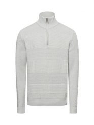Jack & Jones Sweter - JJHugo Mężczyźni Sztuczne włókno beżowy|szary, XL. Brązowe swetry przez głowę męskie Jack & Jones, m, bez wzorów, z włókna, bez kołnierzyka. Za 229.95 zł.