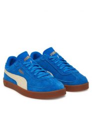Puma Buty Club Ii Era Suede 40071709. Niebieskie obuwie sportowe damskie Puma, bez wzorów, z gumy, trekkingowe. Za 244.99 zł.
