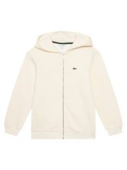 Lacoste Bluza SJ9723 Écru Regular Fit. Bluzy dla chłopców Lacoste, bez wzorów, z bawełny, bez ramiączek, bez kaptura. Za 299.99 zł.