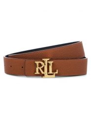 Lauren Ralph Lauren dwustronny pasek skórzany Kobiety skóra brązowy|czarny, M. Brązowe paski damskie Lauren Ralph Lauren, bez wzorów, ze skóry. Za 499.95 zł.