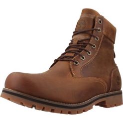 Buty TIMBERLAND Rugged WP MID LACE UP Brązowy. Brązowe trekkingi męskie Timberland, trekkingowe. Za 871.41 zł.