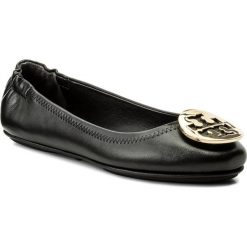 Baleriny TORY BURCH - Minnie Travel Ballet With Metal Logo 32880 Black/Gold 002. Baleriny damskie marki Tory Burch. Za 999.00 zł.