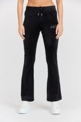JUICY COUTURE Czarne damskie spodnie dresowe Lisa Regal. Czarne spodnie dresowe damskie Juicy Couture, s, bez wzorów, z dresówki. W wyprzedaży za 313.99 zł.