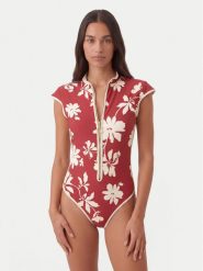 Seafolly Strój kąpielowy Mayflower 60290-299 Czerwony. Czerwone kostiumy jednoczęściowe damskie Seafolly, bez wzorów, z syntetyku. Za 615.99 zł.