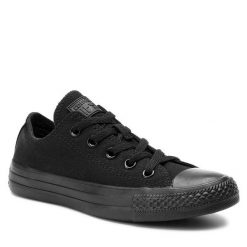 Trampki Converse. Czarne półbuty damskie Converse, bez wzorów, retro, bez zapięcia. Za 309.99 zł.