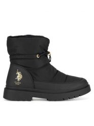 U.S. Polo Assn. Botki VIVIAN001K/DTY1 Czarny. Czarne botki dziewczęce U.S. Polo Assn., z materiału, bez zapięcia. Za 199.99 zł.