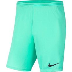 Męskie Spodenki Dry Park III. Niebieskie krótkie spodenki sportowe męskie Nike, m, bez wzorów, trekkingowe. Za 102.99 zł.