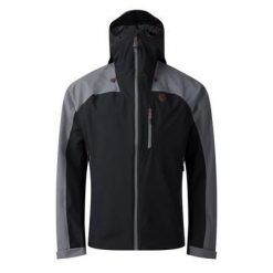 Męska wodoodporna kurtka turystyczna z kapturem Torrek III. Czarne kurtki męskie Dare 2b, m, bez wzorów, z poliesteru, trekkingowe. W wyprzedaży za 469.50 zł.