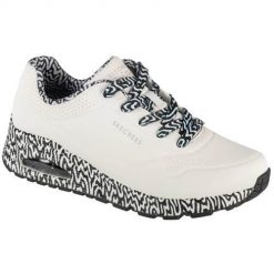 Buty do chodzenia damskie Skechers Uno Mini Drip. Obuwie sportowe damskie Skechers, bez wzorów, z materiału, trekkingowe, Skechers Sport. Za 329.99 zł.