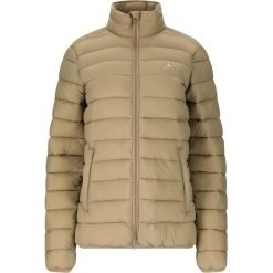 Damska kurtka puchowa Whistler Arubi. Brązowe kurtki damskie Whistler, bez wzorów, z puchu, bez kaptura. Za 299.00 zł.