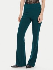 Rinascimento Spodnie materiałowe CFC0125318003 Zielony Flare Fit. Zielone spodnie materiałowe damskie Rinascimento, s, bez wzorów, z materiału. Za 339.99 zł.