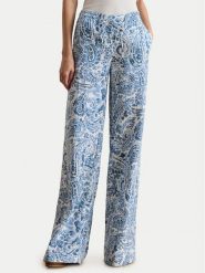 LAUREN RALPH LAUREN Spodnie materiałowe 200P08927001 Niebieski jasny Wide Leg. Niebieskie spodnie materiałowe damskie Lauren Ralph Lauren, m, bez wzorów, ze lnu. Za 1,199.00 zł.