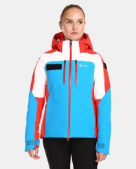 Damska kurtka narciarska Kilpi DEXEN-W. Białe kurtki snowboardowe damskie Kilpi, z aplikacjami, z materiału, długie, z kapturem, narciarskie, Dermizax. Za 763.50 zł.