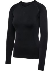T-shirt damski Hummel Flow. Czarne t-shirty damskie Hummel, l, bez wzorów, z dzianiny, eleganckie, bez kołnierzyka. Za 215.00 zł.