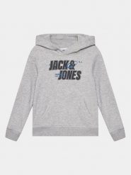 Jack & Jones Junior Bluza 12247700 Szary Standard Fit. Szare bluzy dla chłopców Jack & Jones Junior, bez wzorów, z bawełny, bez ramiączek, bez kaptura. Za 164.99 zł.