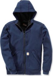 Carhartt Bluza Carhartt Wind Fighter Sweatshirt Navy. Niebieskie bluzy męskie Carhartt, m, bez wzorów, bez kaptura. Za 409.17 zł.