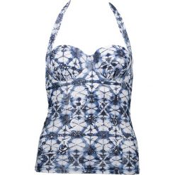 Koszulka tankini "Solio" w kolorze niebiesko-białym. Bikini damskie marki Brunotti. W wyprzedaży za 56.95 zł.