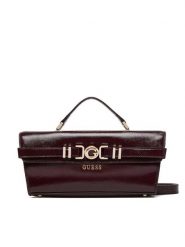 Guess Torebka Cirene HWTG96 68200 Bordowy. Czerwone torebki do ręki damskie Guess, z aplikacjami, ze skóry, bez dodatków. Za 639.99 zł.