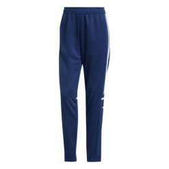 Adidas Sport Sq25 Tr Pnt W Spodnie Damskie. Niebieskie spodnie sportowe damskie Adidas, s, bez wzorów, z materiału, na fitness i siłownię. Za 131.99 zł.