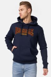 Bluza z kapturem Lonsdale Classic Ll002. Niebieskie bluzy męskie Lonsdale, m, bez wzorów, z polaru, z kapturem. Za 308.50 zł.
