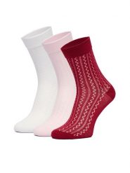 Nine West Skarpety długie CEO_BR_NW_25076_W_AW25 (3 PACK) Kolorowy. Skarpety damskie Nine West, bez wzorów, z bawełny. Za 29.99 zł.