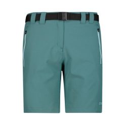 Damskie szorty bermudzkie CMP Capri. Zielone szorty damskie CMP, s, bez wzorów, eleganckie. Za 212.00 zł.