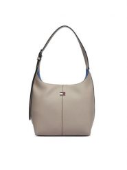 Tommy Jeans Torebka Tjw City Bucket AW0AW19062 Beżowy jasny. Brązowe torebki do ręki damskie Tommy Jeans, bez wzorów, z jeansu, bez dodatków. Za 489.99 zł.