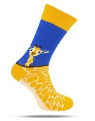 Skarpetki Bawełniane - Tematyczne - Żyrafa. Skarpety męskie His Story, bez wzorów, z bawełny. Za 29.99 zł.