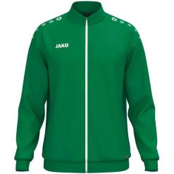 Kurtka Jako One. Białe kurtki damskie Jako, s, bez wzorów, z poliesteru, sportowe, bez kaptura. Za 284.00 zł.
