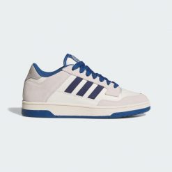 Buty Rapid Court Low. Białe obuwie sportowe damskie Adidas, bez wzorów, trekkingowe. Za 259.00 zł.