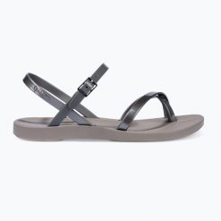 Sandały damskie Ipanema Fashion Sand VIII. Szare sandały damskie Ipanema, bez wzorów, z materiału, bez obcasa, bez zapięcia. Za 129.99 zł.