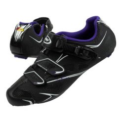 Buty sportowe Northwave Starlight SRS. Czarne obuwie sportowe damskie Northwave, bez wzorów, z nylonu. Za 99.00 zł.
