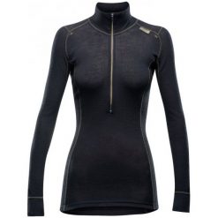 Devold Damska Bluzka Wool Mesh Woman Half Zip Neck, Black, S. Koszulki sportowe damskie marki Devold. Za 345.00 zł.