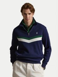 Polo Ralph Lauren Bluza 710B20262002 Granatowy Regular Fit. Niebieskie bluzy męskie Polo Ralph Lauren, m, bez wzorów, z bawełny, bez kaptura. Za 989.99 zł.