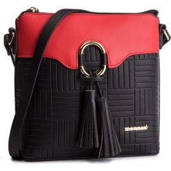 Torebka MONNARI - BAG3710-005 Red. Czarne listonoszki damskie Monnari, ze skóry ekologicznej. W wyprzedaży za 159.00 zł.