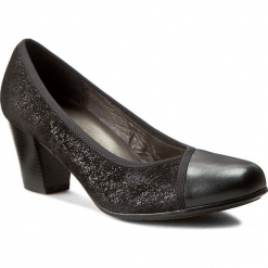 Półbuty COMFORTABEL - 730378 Schwarz 1. Czarne półbuty damskie Comfortabel, z materiału, eleganckie. W wyprzedaży za 239.00 zł.