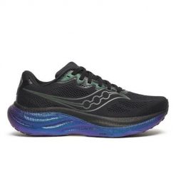 Buty do biegania damskie Saucony Ride 19. Czarne obuwie sportowe damskie Saucony, bez wzorów, do biegania. Za 674.00 zł.