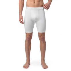 Męskie spodenki sportowe Siroko Bshorts White M. Białe krótkie spodenki sportowe męskie SIROKO, l, bez wzorów, z materiału, do biegania. Za 116.00 zł.