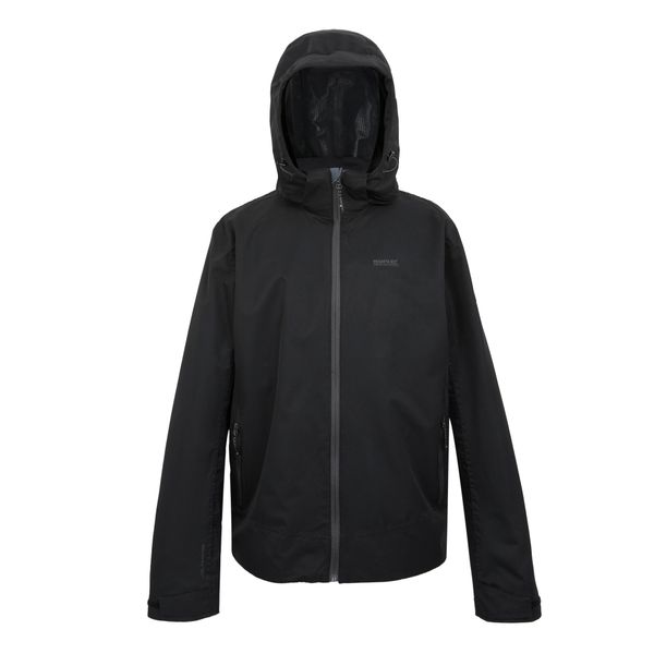 Męska Kurtka Wodoodporna Oakhowe. Niebieskie kurtki męskie Regatta, m, bez wzorów, z materiału, z kapturem. Za 392.99 zł.