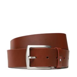 Pasek Męski Tommy Hilfiger. Brązowe paski damskie Tommy Hilfiger, bez wzorów. Za 139.99 zł.