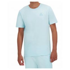 Koszulka Le Coq Sportif Offre PE N°3. Niebieskie koszulki sportowe męskie le coq sportif, m, bez wzorów, bez kołnierzyka, bez ramiączek. Za 127.65 zł.
