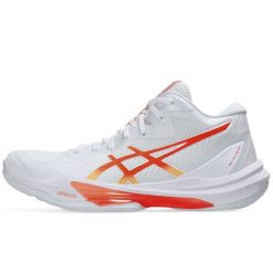 Buty Do Siatkówki Asics Sky Elite Ff Mt Damskie. Białe obuwie sportowe damskie Asics, bez wzorów, do siatkówki. W wyprzedaży za 683.25 zł.